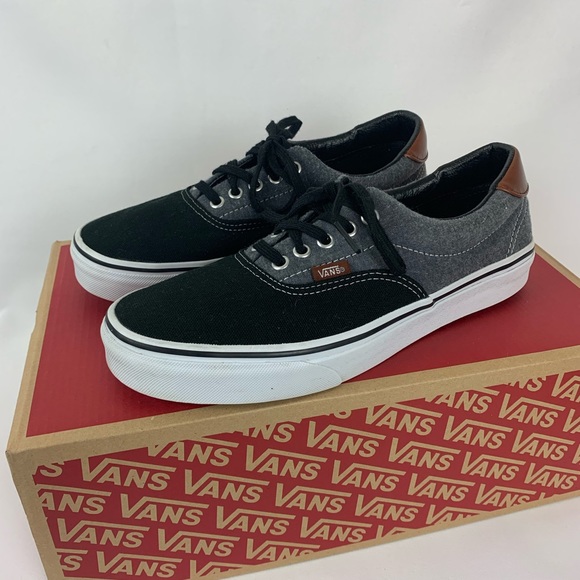 Vans Other - ❄️Vans C&L Era 59 Pewter/Black Canvas Sneakers 8.5